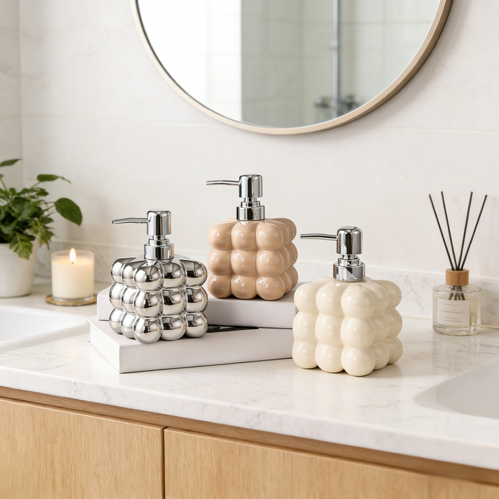 Multi-functional press dispenser bottle