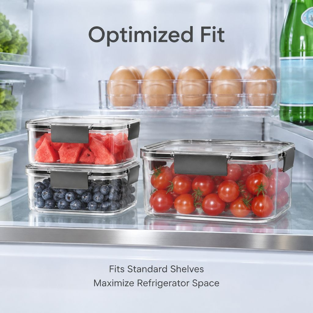 Clear Plastic Storage Box Organizer