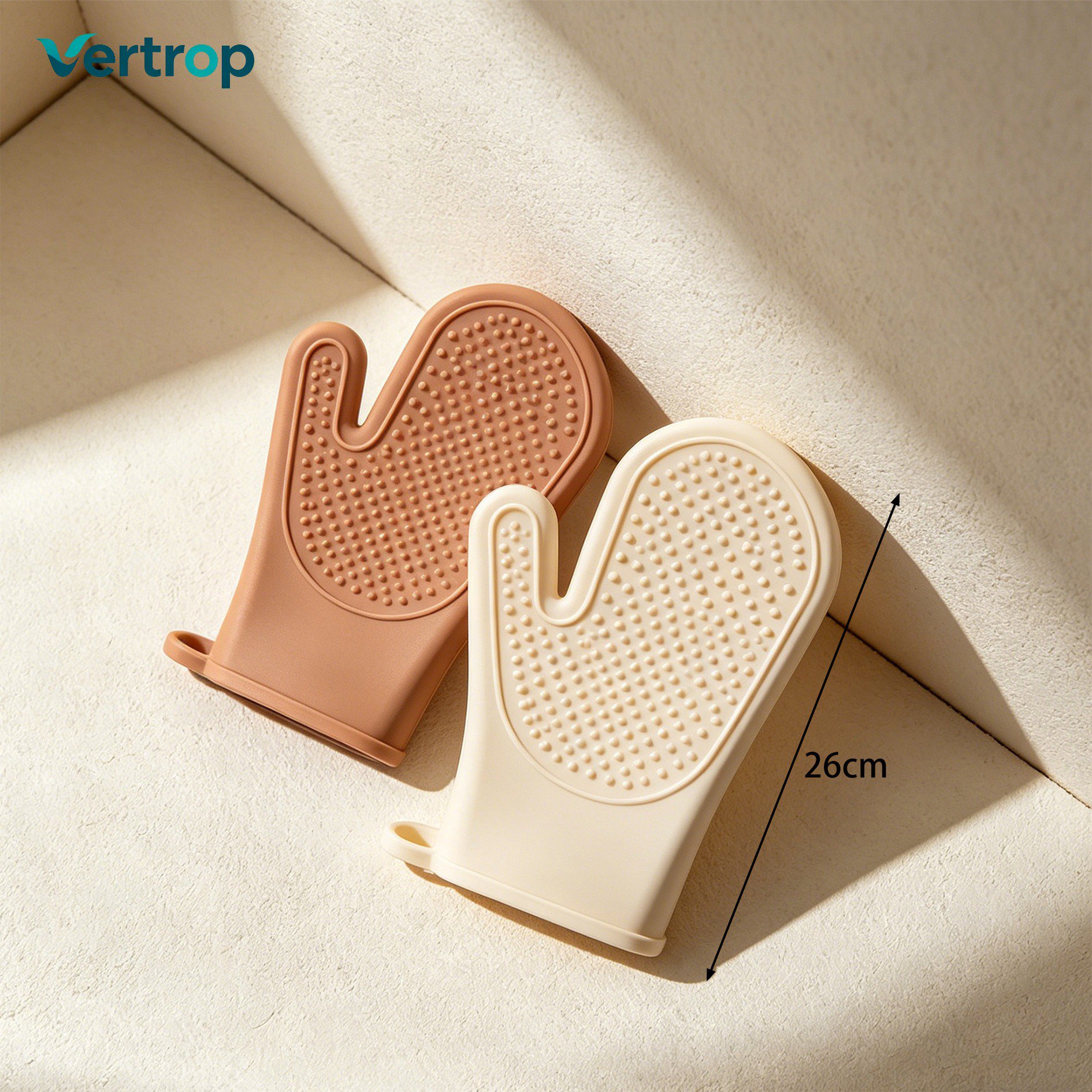 Durable heat protection gloves for BBQ and cooking