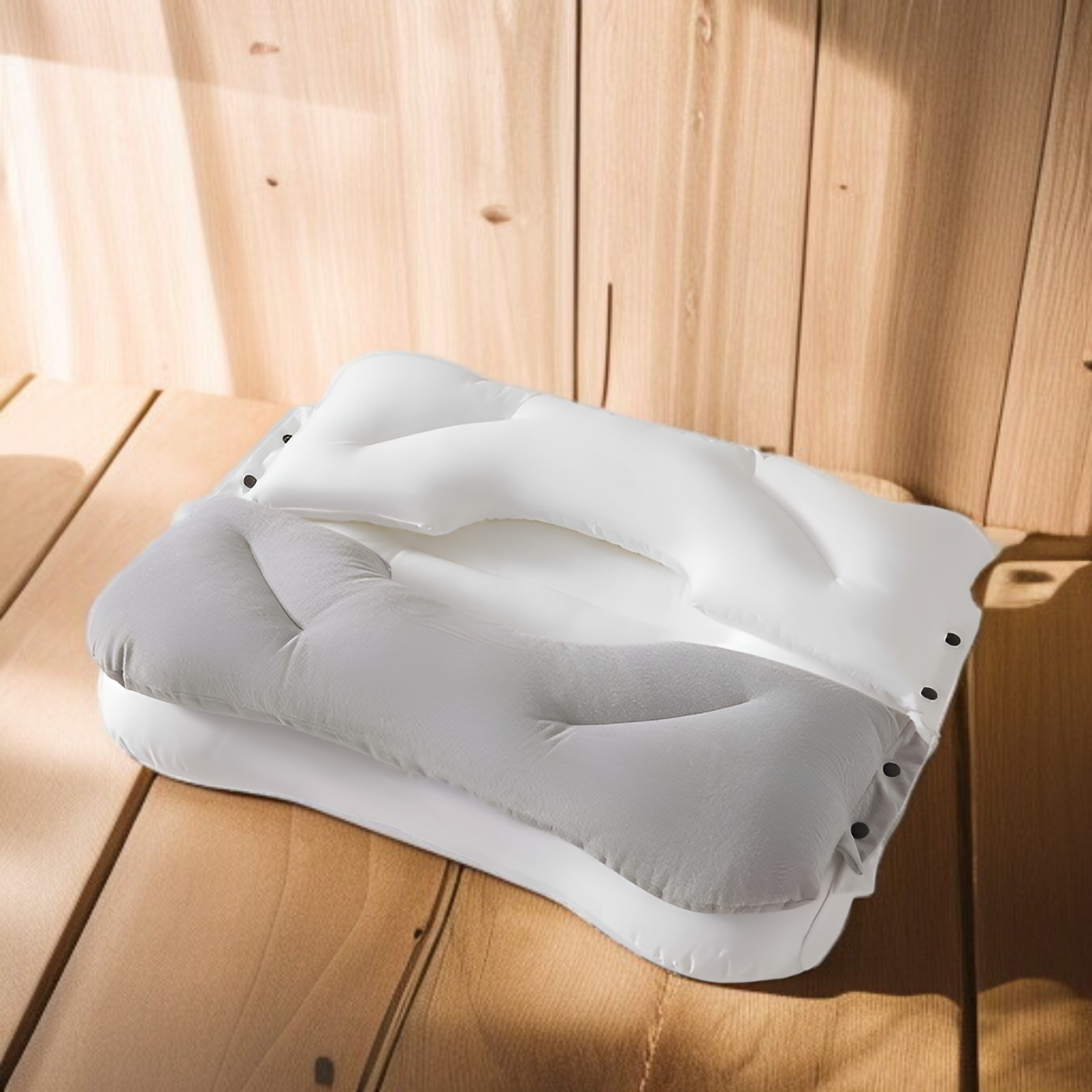 二層式、3in1取り外し可能な枕芯、大人用ネックサポート、家庭用、ダウン/フェザー枕芯