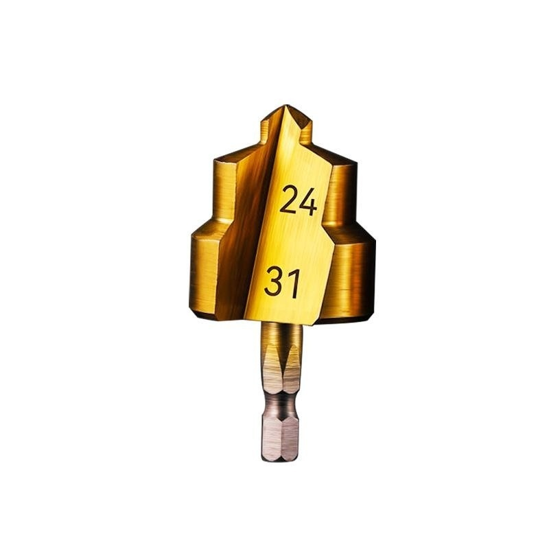 多功能六角柄PPR階梯鑽頭20/25/32水管專用開孔器
