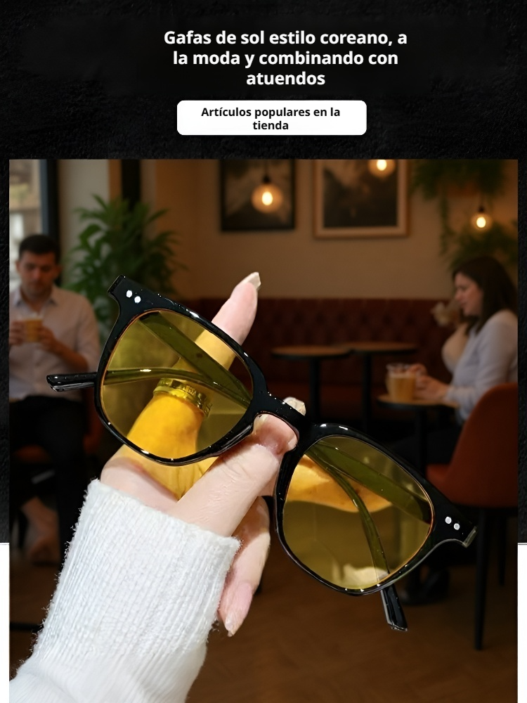 Gafas de sol modernas de estilo coreano