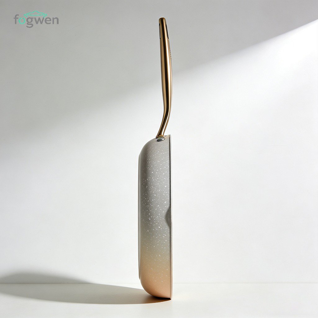 麥飯石不沾平底煎鍋