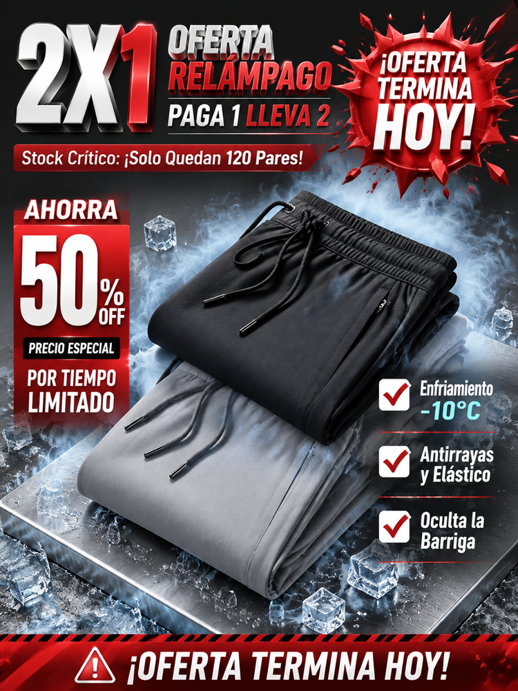 【Limitado 100 piezas】Pantalón largo de hielo transpirable y delgado con protección solar