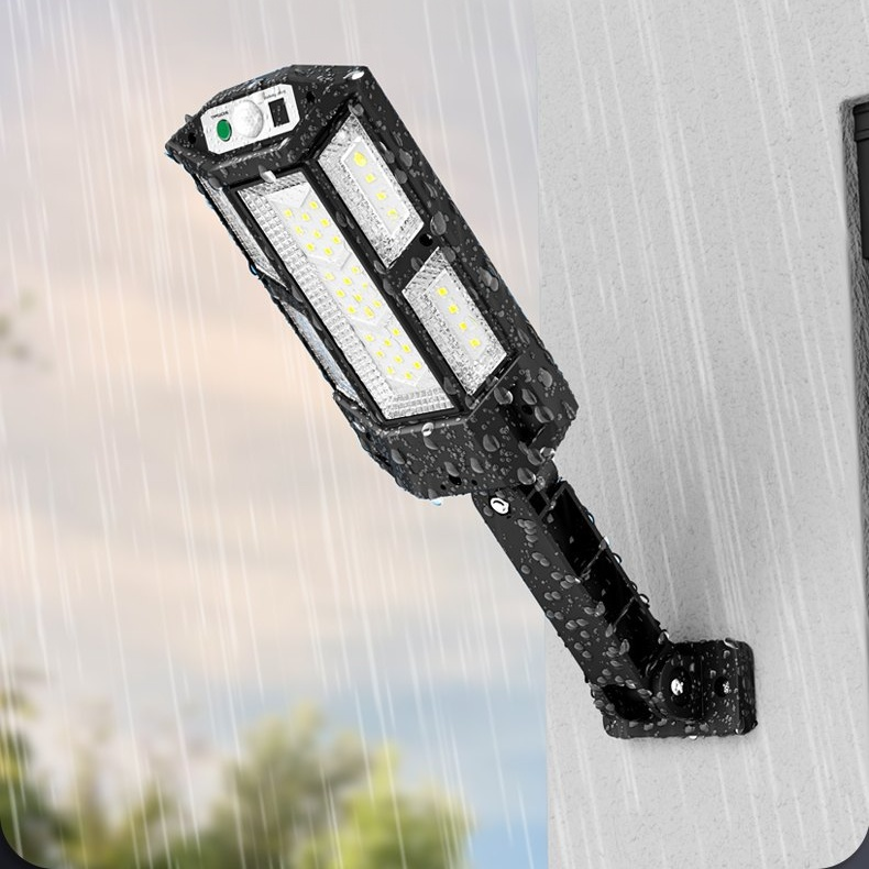 สายไฟฟรีการควบคุมระยะไกลมนุษย์เหนี่ยวนำโคมไฟพลังงานแสงอาทิตย์