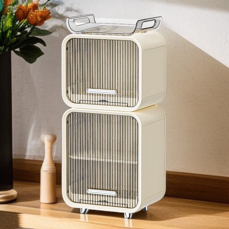 뚜껑이 있는 다기능 다층 수납함