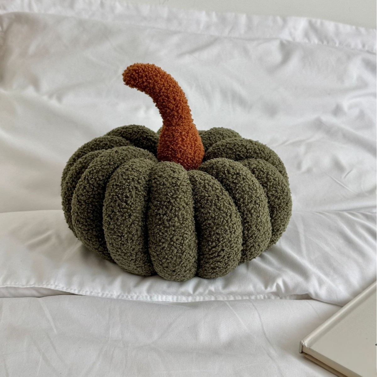 Cute Pumpkin Plush Throw Pillow Halloween Decor