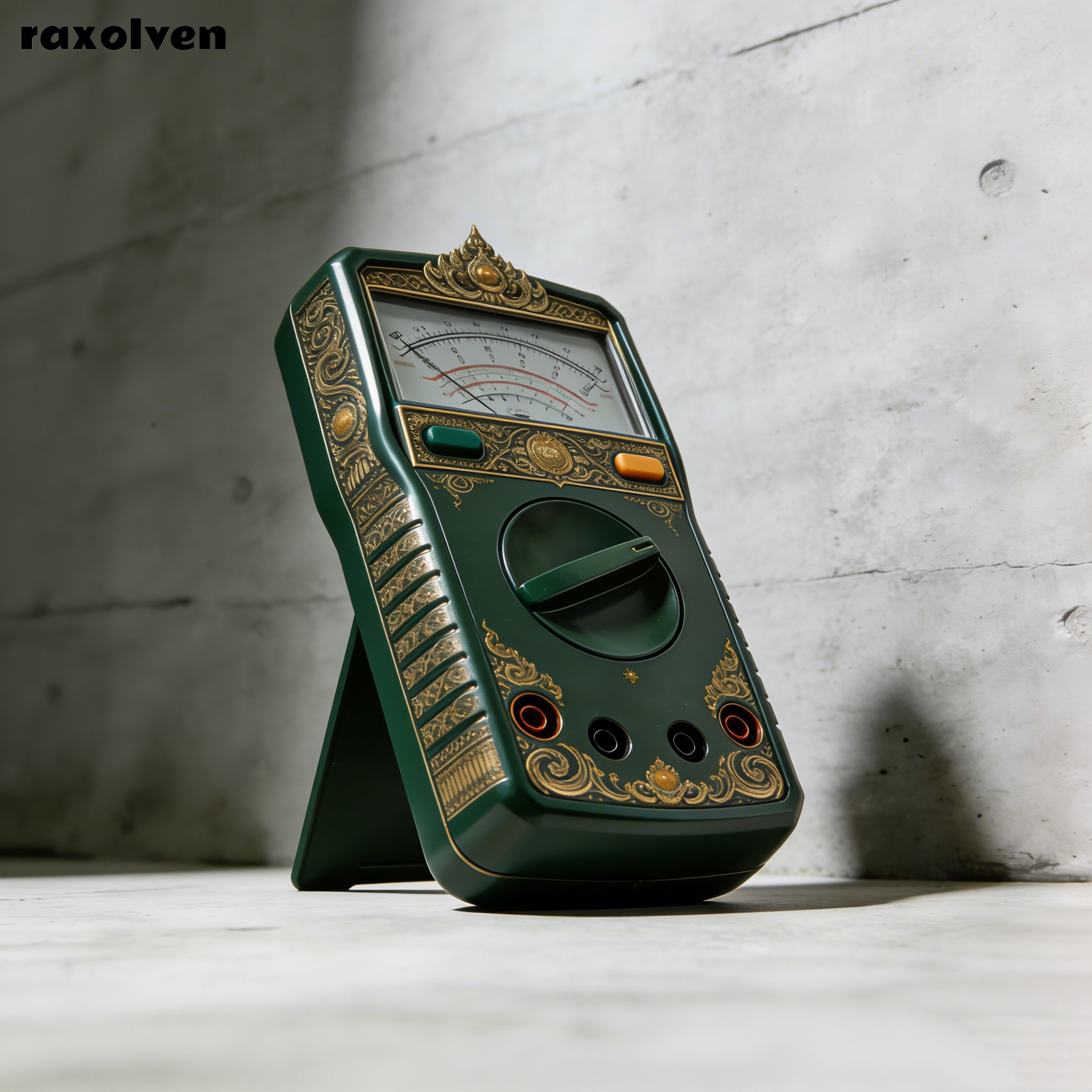 หน้าจอแสดงผลของมัลติมิเตอร์ดิจิทัล