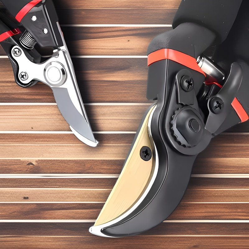 Arbeitssparende, hochfeste Gartenschere aus Stahl