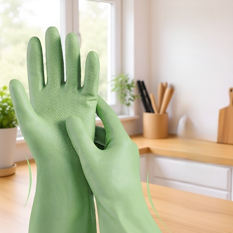 Guantes de hogar impermeables con forro cálido y puño ajustable