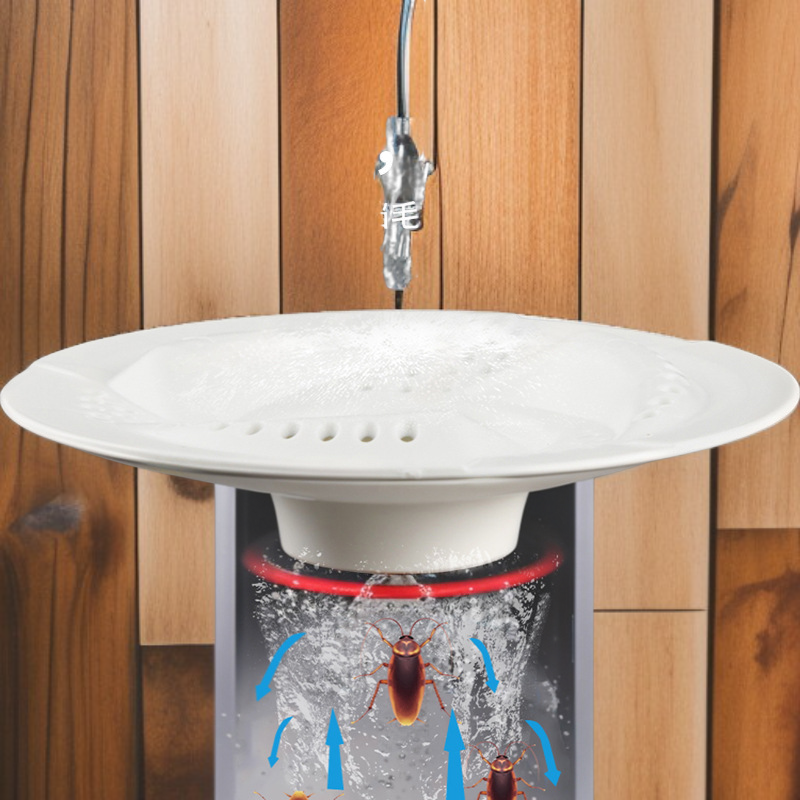 مصرف أرضي دوامي، شاشة فلتر الحمام، قلب تصريف مضاد للانسداد