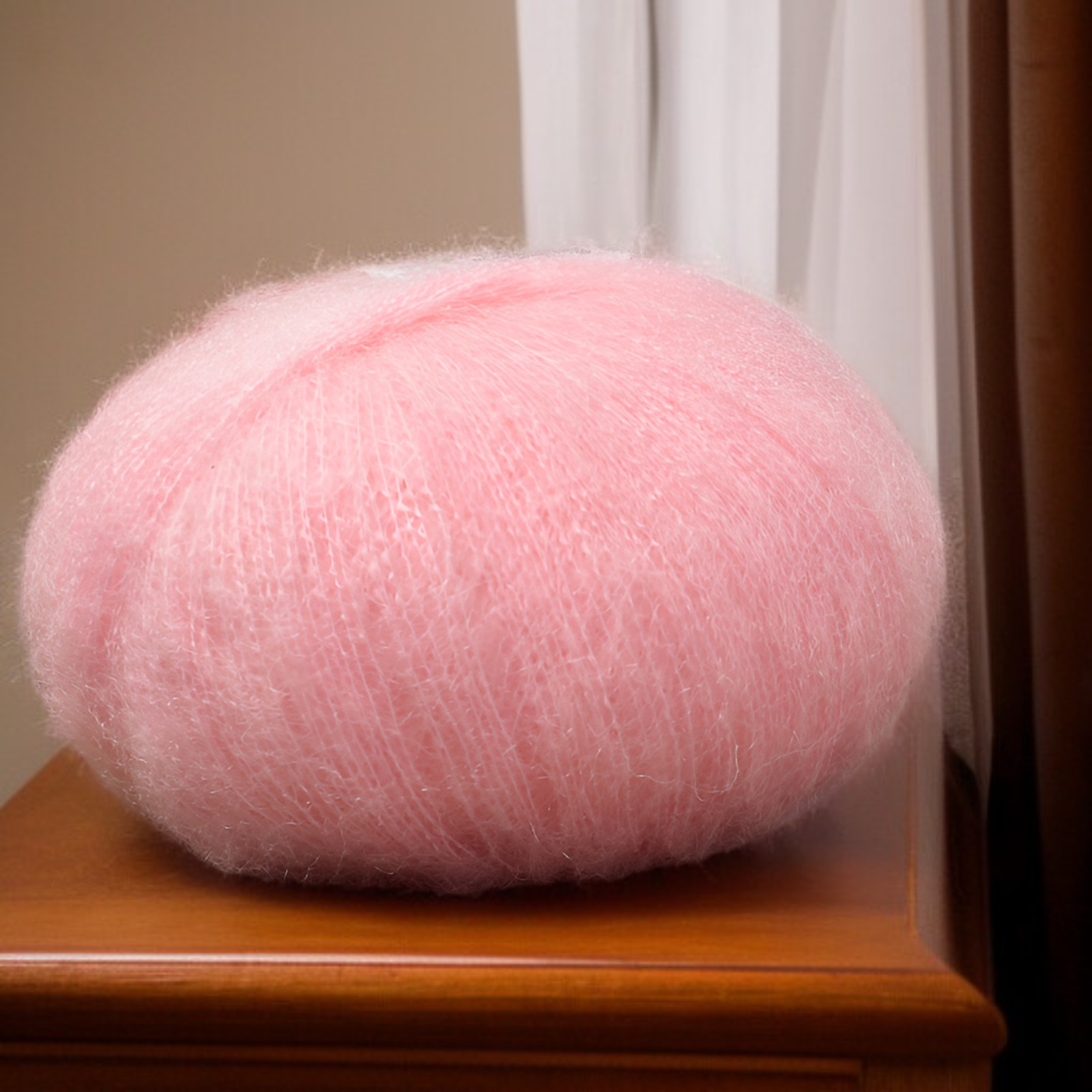 Lana mohair cálida para tejer 