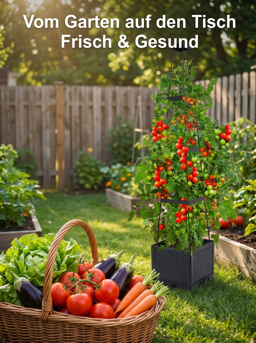 Gartenanbaukasten als Pflanzkasten für Blumen