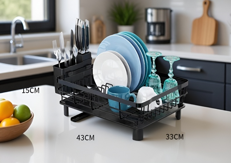 Küchenregal für Geschirr mit viel Stauraum