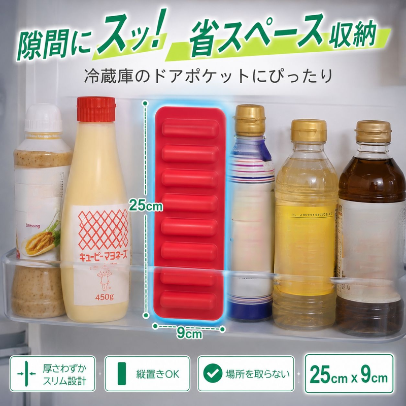 ホットドッグ型シリコン製ベーキングソーセージボックス型