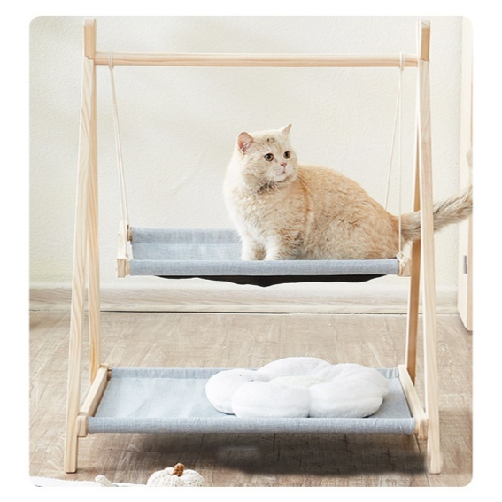 Doppelstöckige Hängematte für Kleintiere