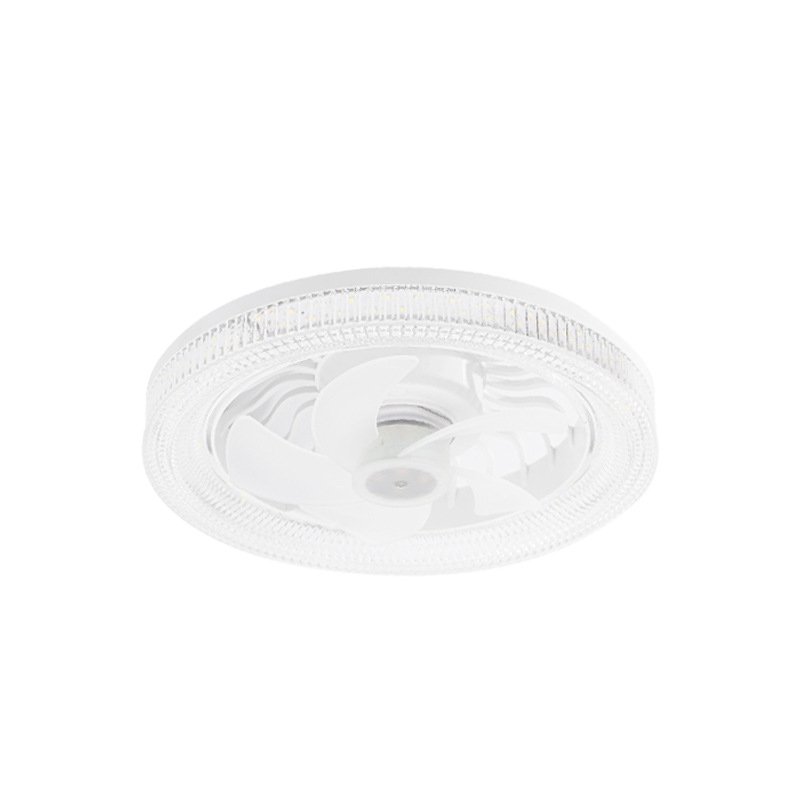 Universal ceiling mounted crystal fan light