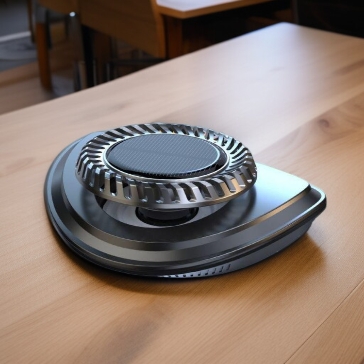 ป้ายโทรศัพท์รถยนต์แบบหรูพร้อมน้ำหอมและพลังงานแสงอาทิตย์