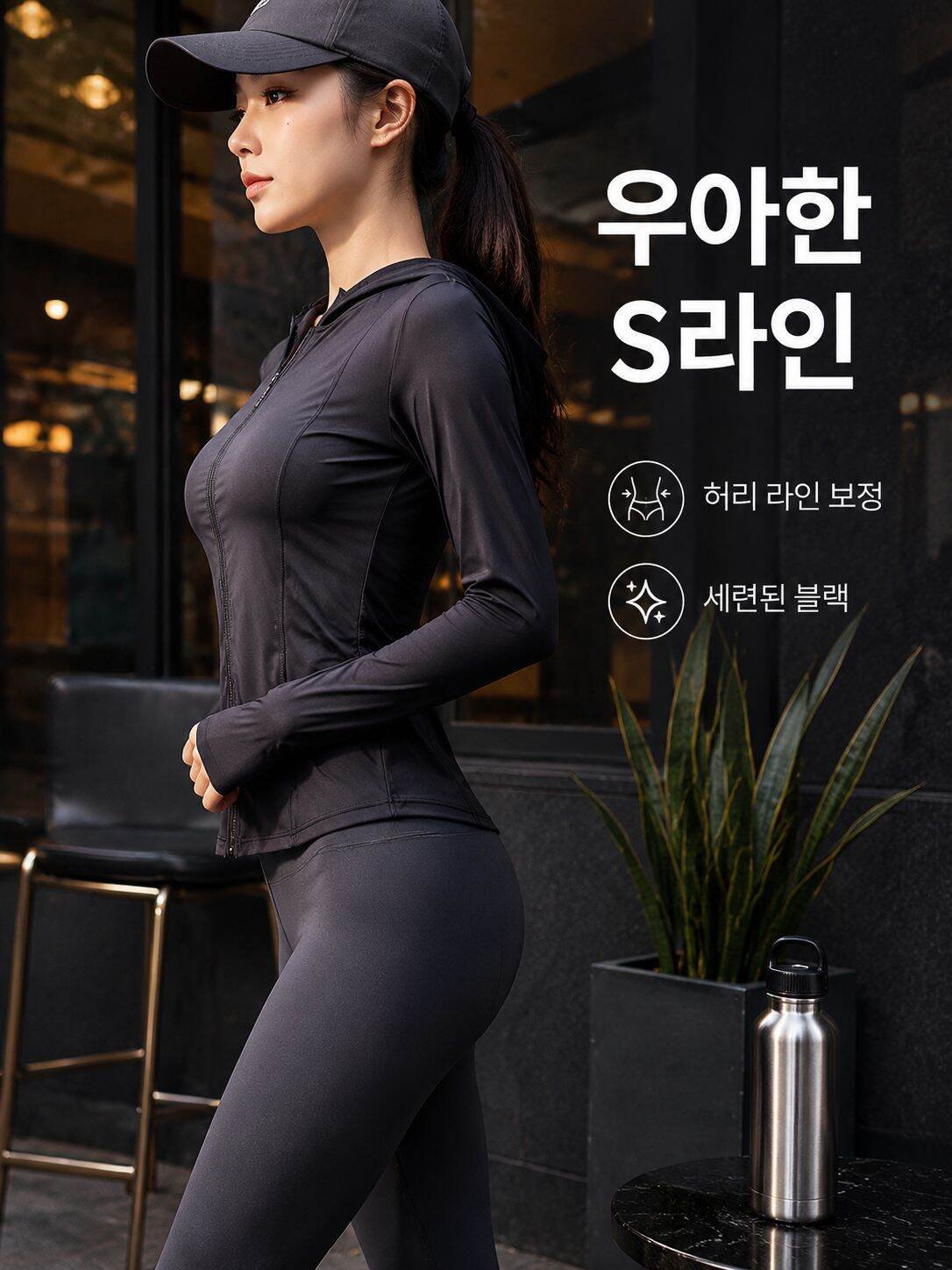 아이스 실크 통기성 슬림핏 여성 스포츠 자켓 자외선 차단