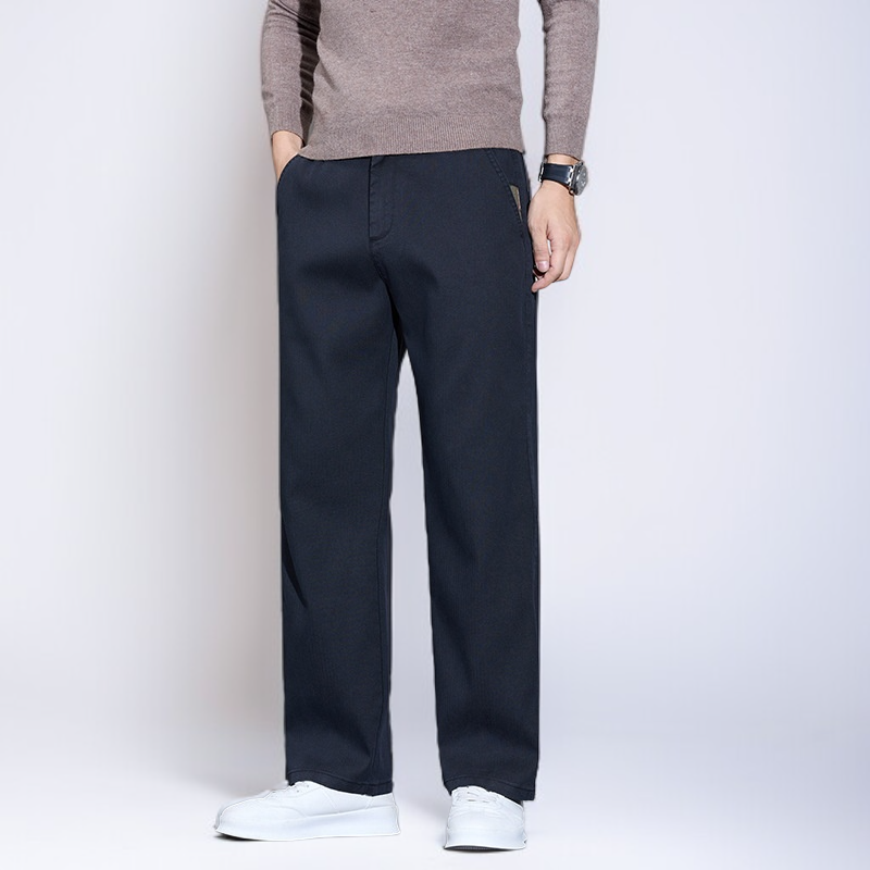 라이트 럭셔리 남성 팬츠 가을 남성 캐주얼 팬츠 와이드 팬츠