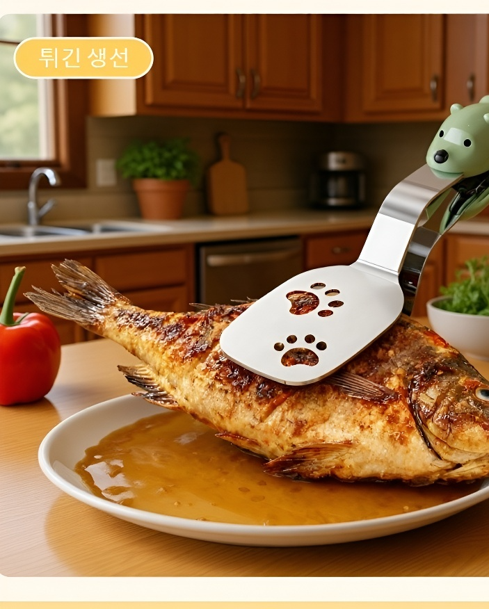 실용적이고 안전한 곰돌이 주방집게