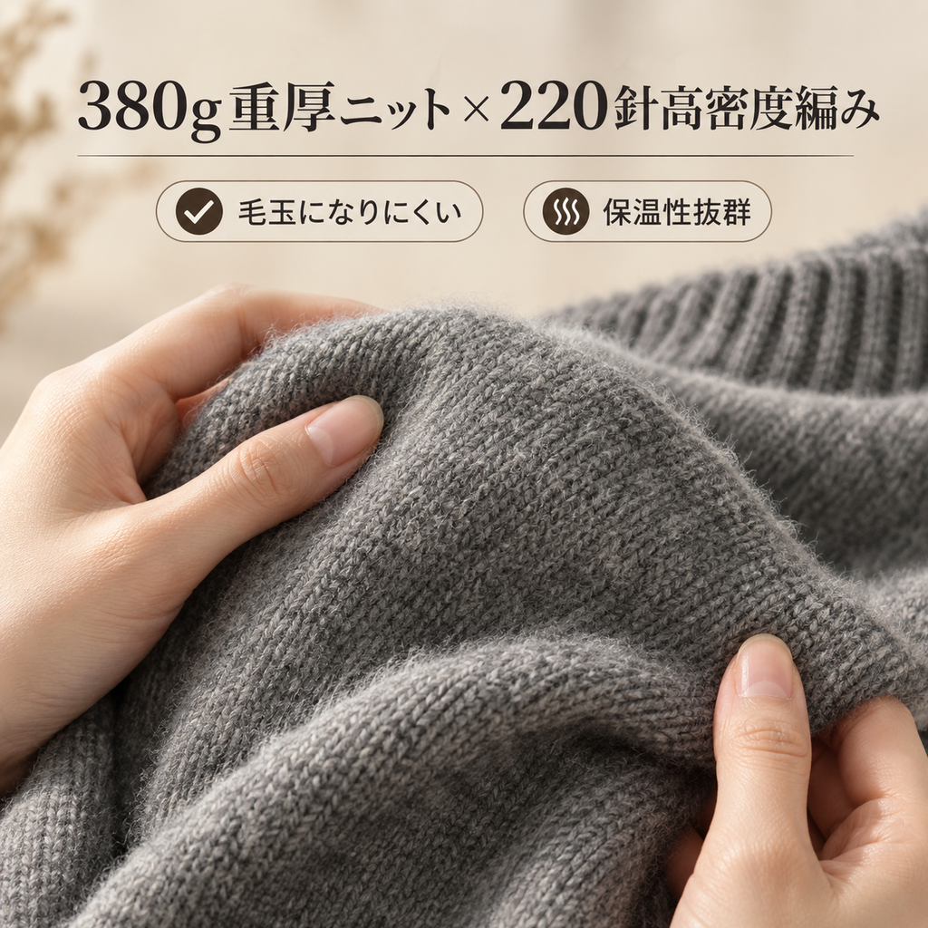 日系春秋冬新作ハイネックセーター+スカート2点セット