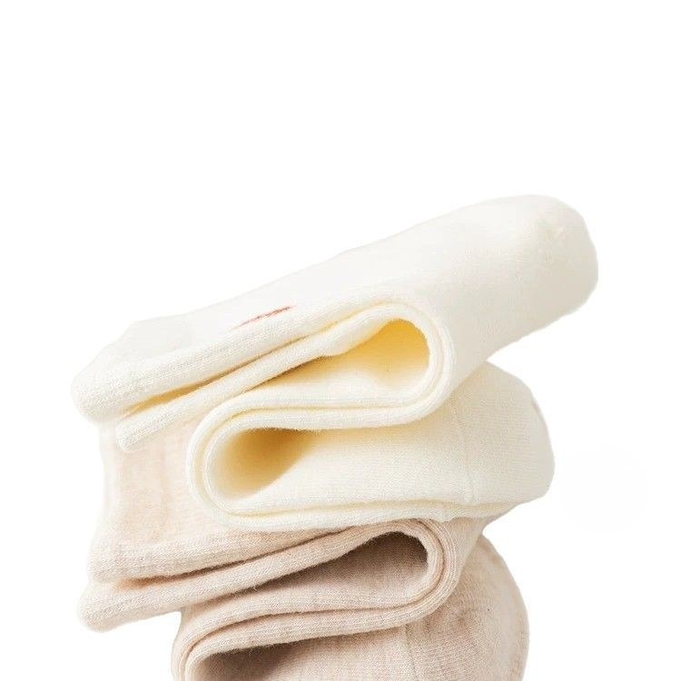 Calcetines de algodón puro para mujer con diseño de corazón