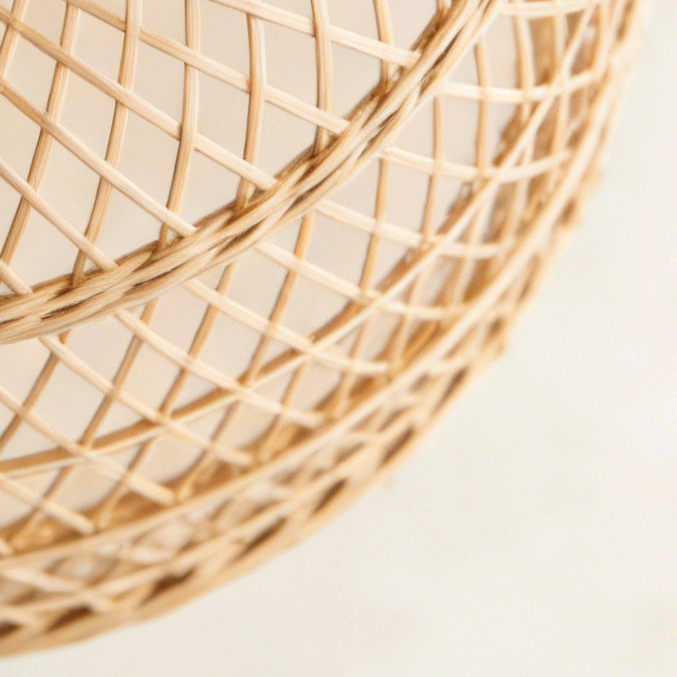 ชุดโคมไฟหวายสาน 3 ชิ้น เหมาะกับทุกสไตล์บ้าน