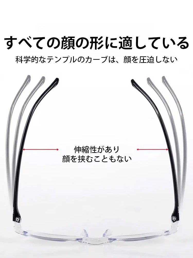 【眼科医推奨】鯖江テクノロジー | 度数調節リーディンググラス | ブルーライトカット | -7から+7まで度数自動調節 | 検眼不要 | 超軽量11g