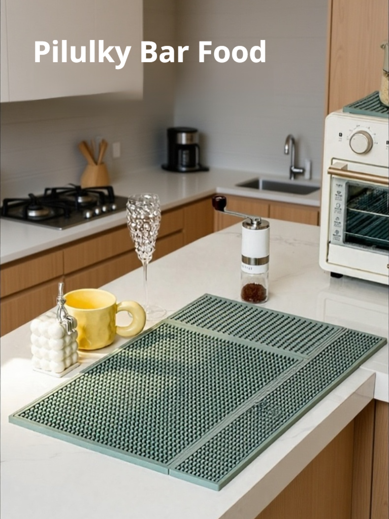 Domácí silikonová podložka pod hrnek, odvodňovací, tepelně izolační