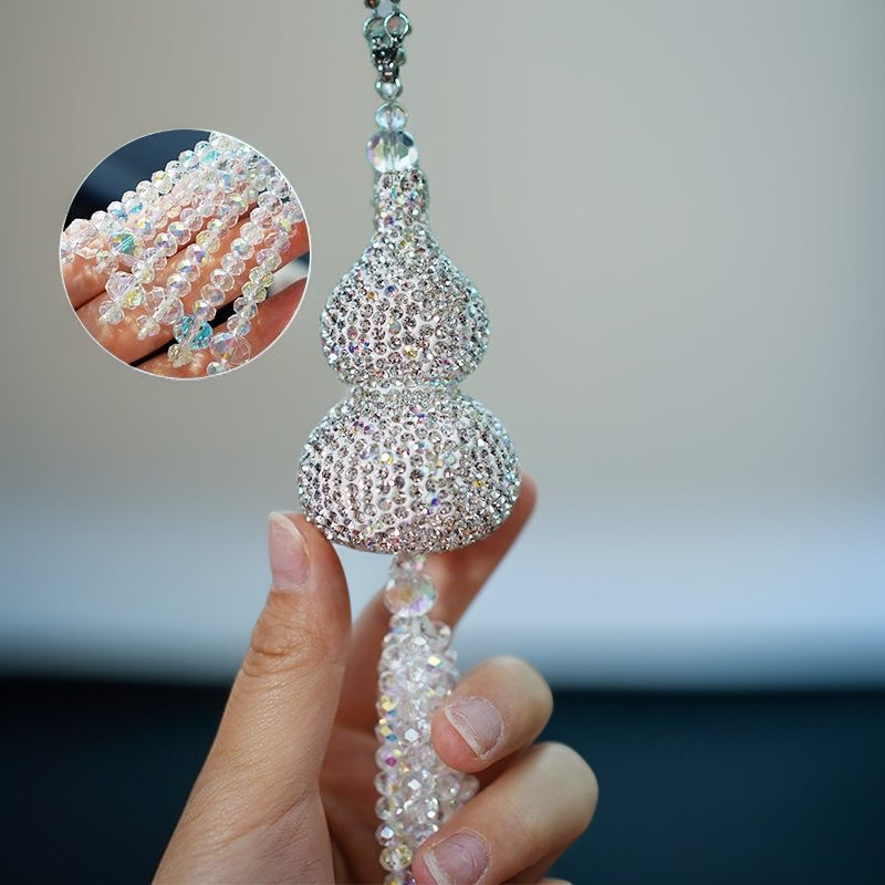 새로운 럭셔리 스타일 호박 펜던트, 다이아몬드가 박힌 수정 호박, 평화 펜던트.