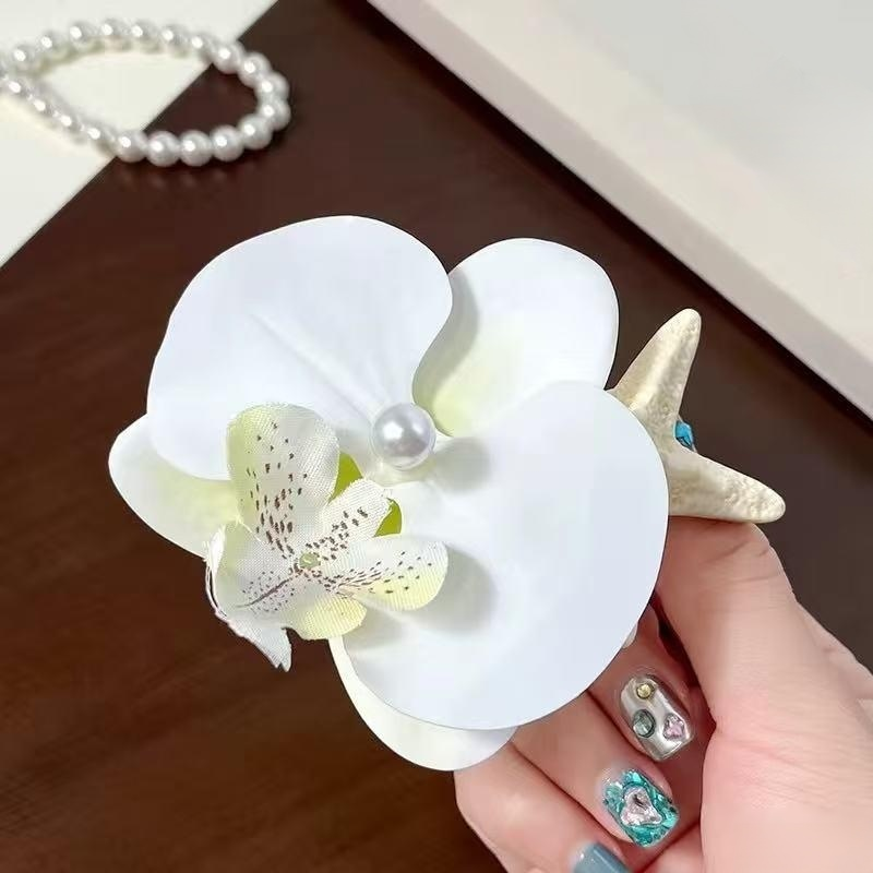 仿真花飾髮卡