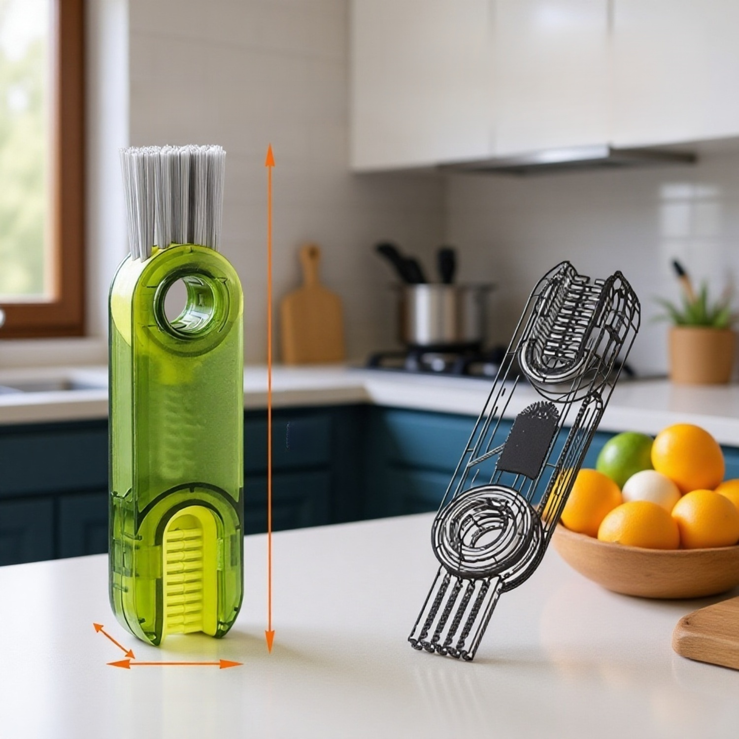 回転式隙間掃除ブラシ