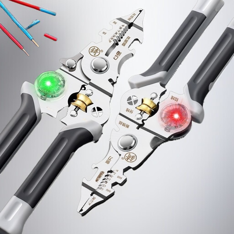 Multifunktions-Abisolierzange 10-in-1 Messstift Elektriker Spezialwerkzeug