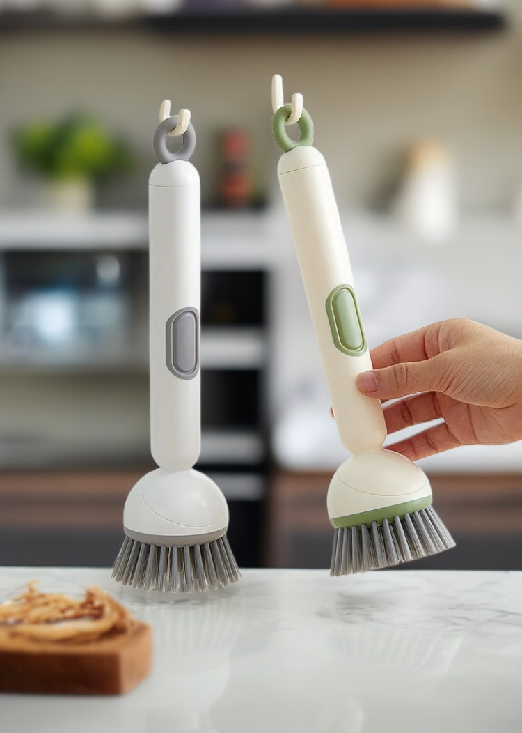 손을 보호하는 주방 청소 브러쉬