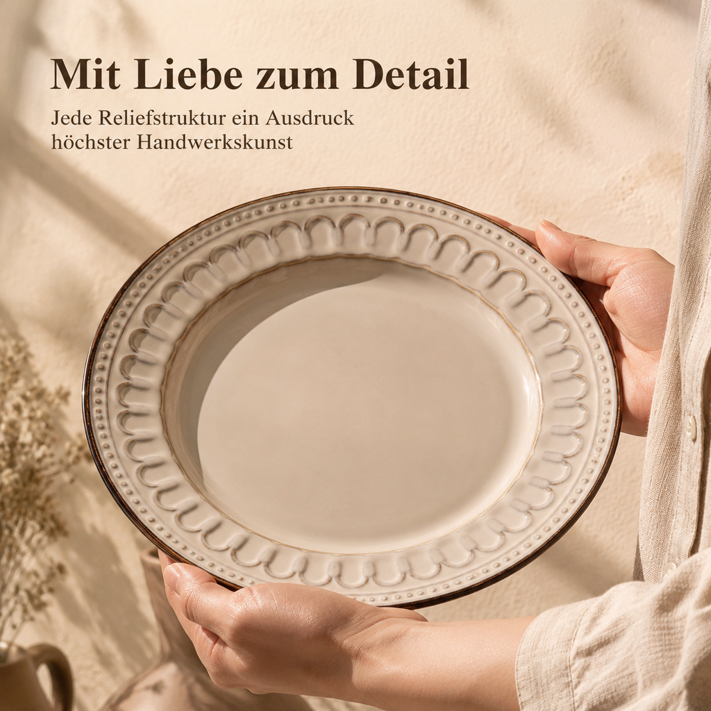 Retro-geprägtes Keramikgeschirr