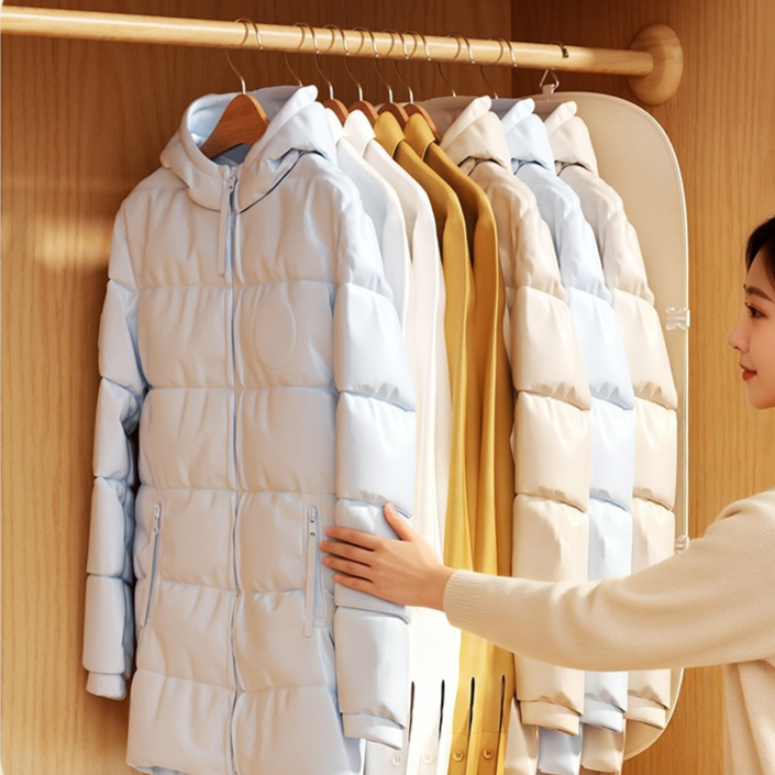 Tabla de compresión colgante para almacenamiento de ropa