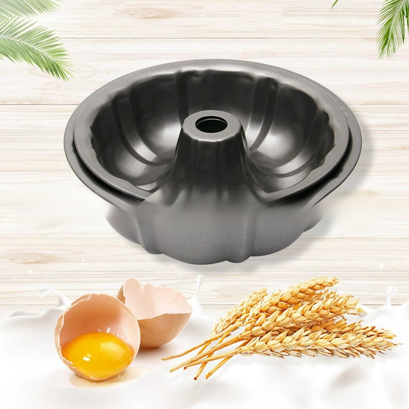 탄소강 호박 모양 속이 빈 빵틀