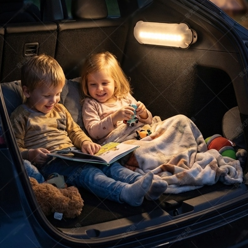  Lámpara de cápsula inflable para camping y senderismo