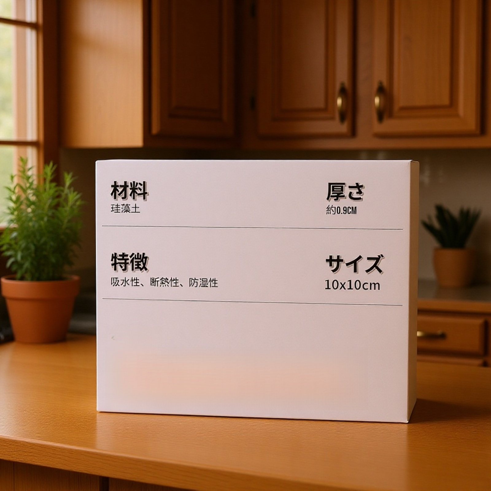 可愛い猫柄の珪藻土コースター・歯ブラシマット