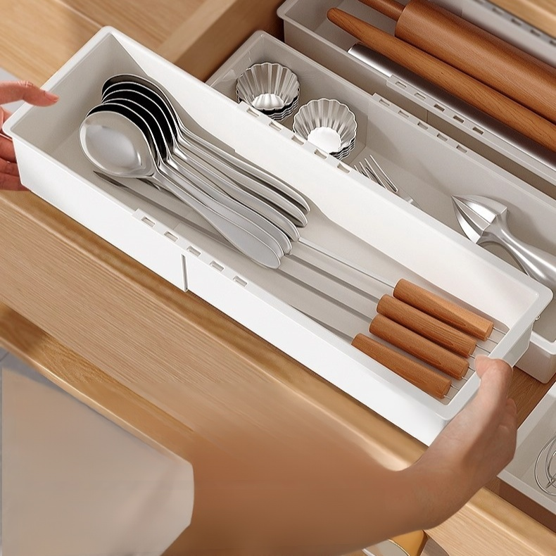 可伸縮抽屜收納盒