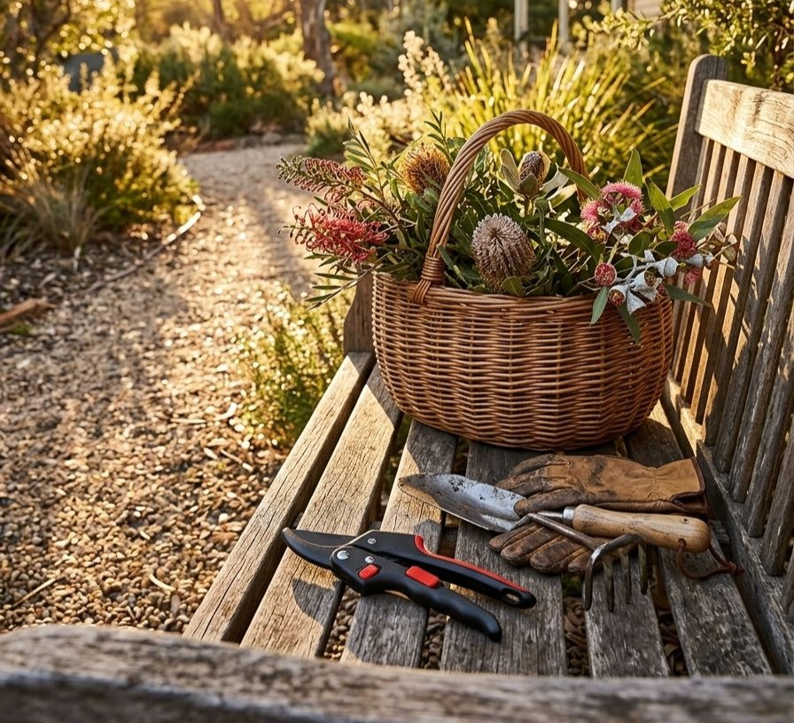 家庭用にも使える剪定ばさみの使用例