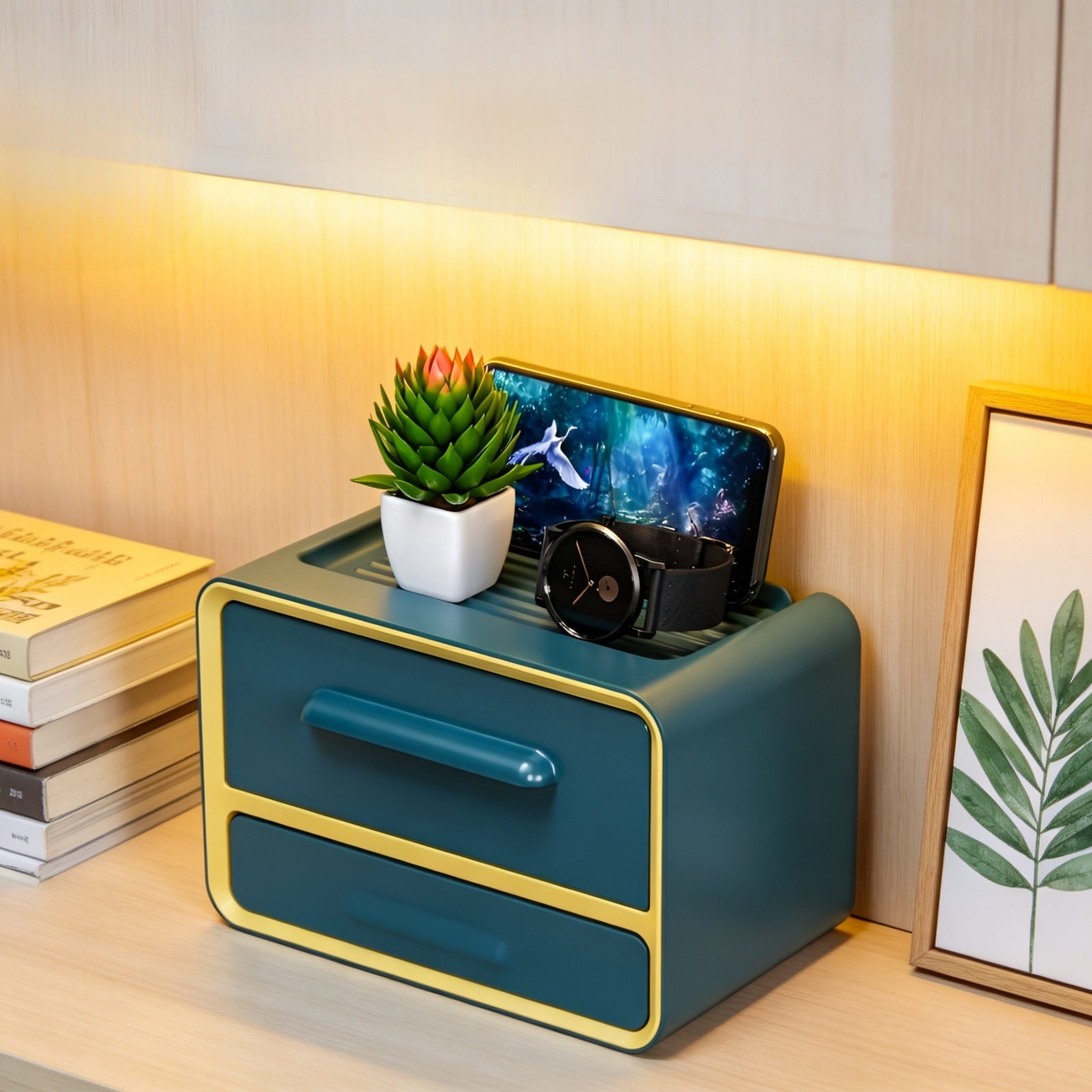 Dispensador de pañuelos moderno sin taladrar