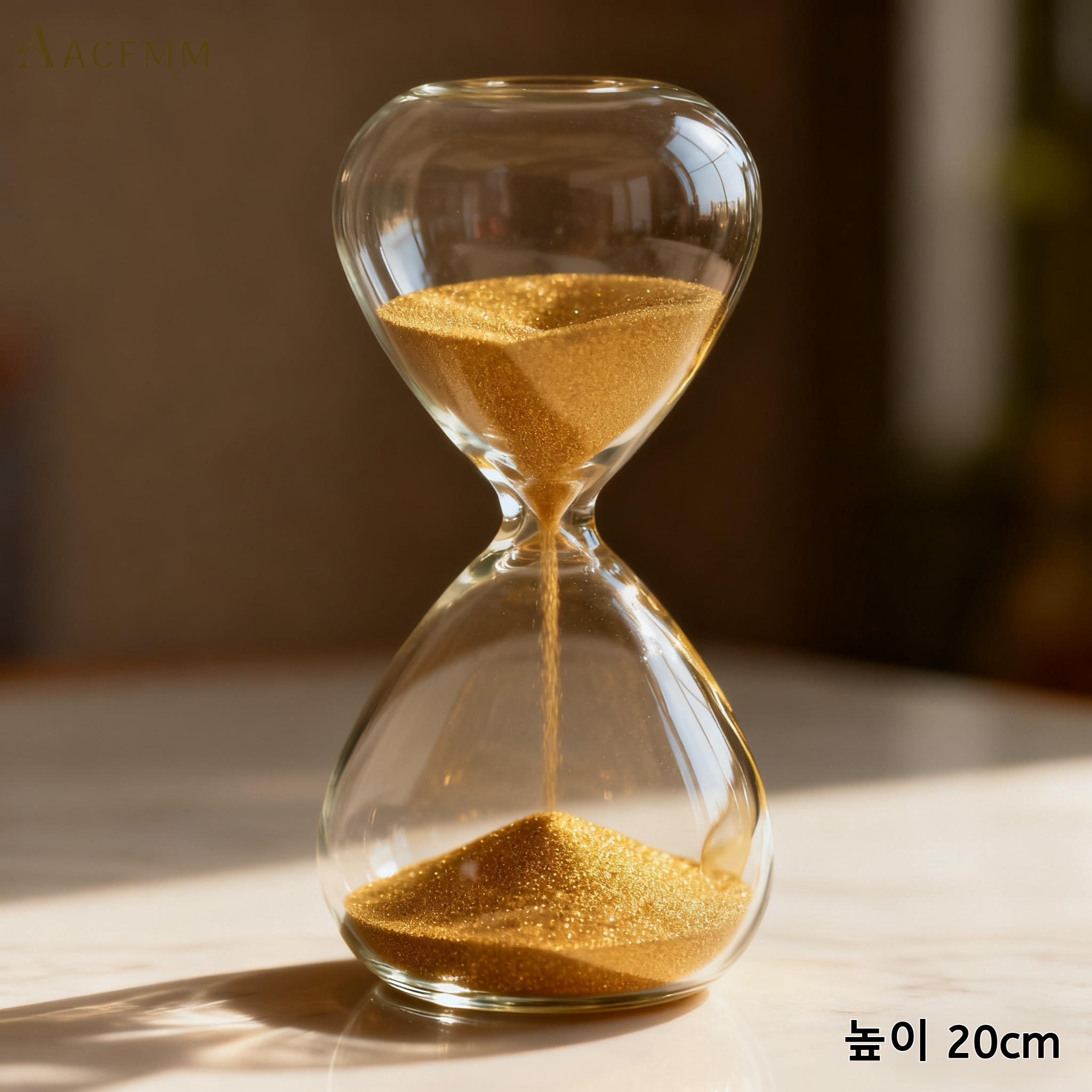 시간 관리에 효과적인 모래시계 사용 모습