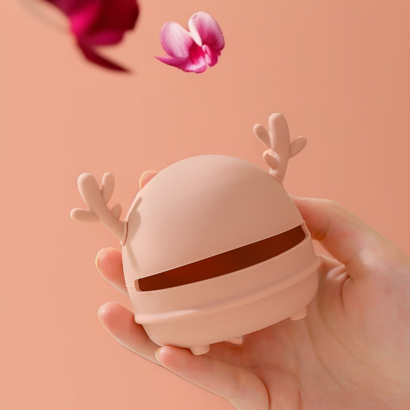 Silicone Antler Makeup Sponge Holder, Large Capacity Portable Beauty Blender Case