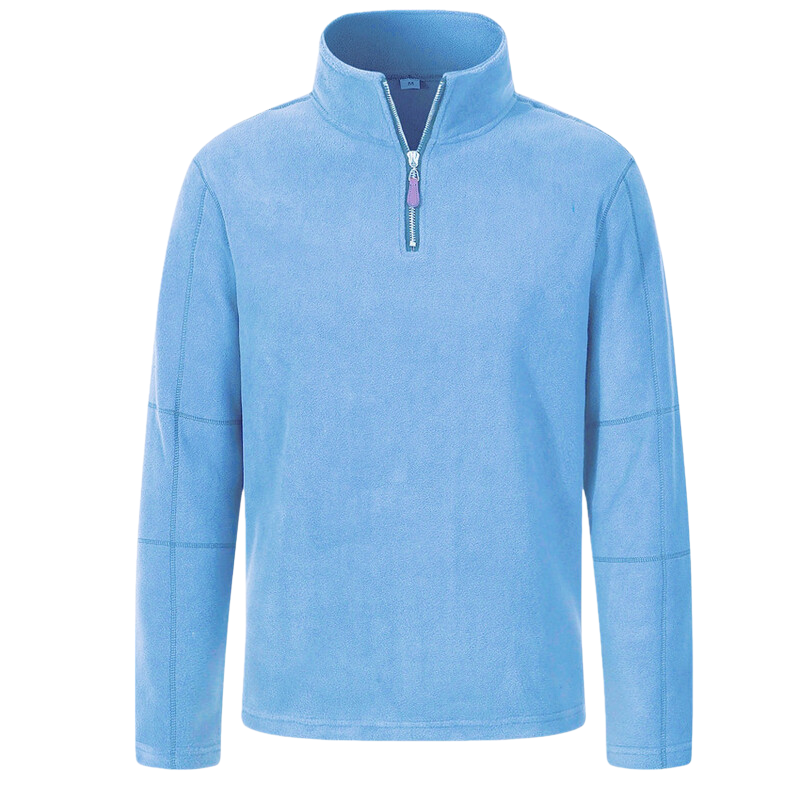 Sudadera con cremallera hasta la mitad para otoño e invierno