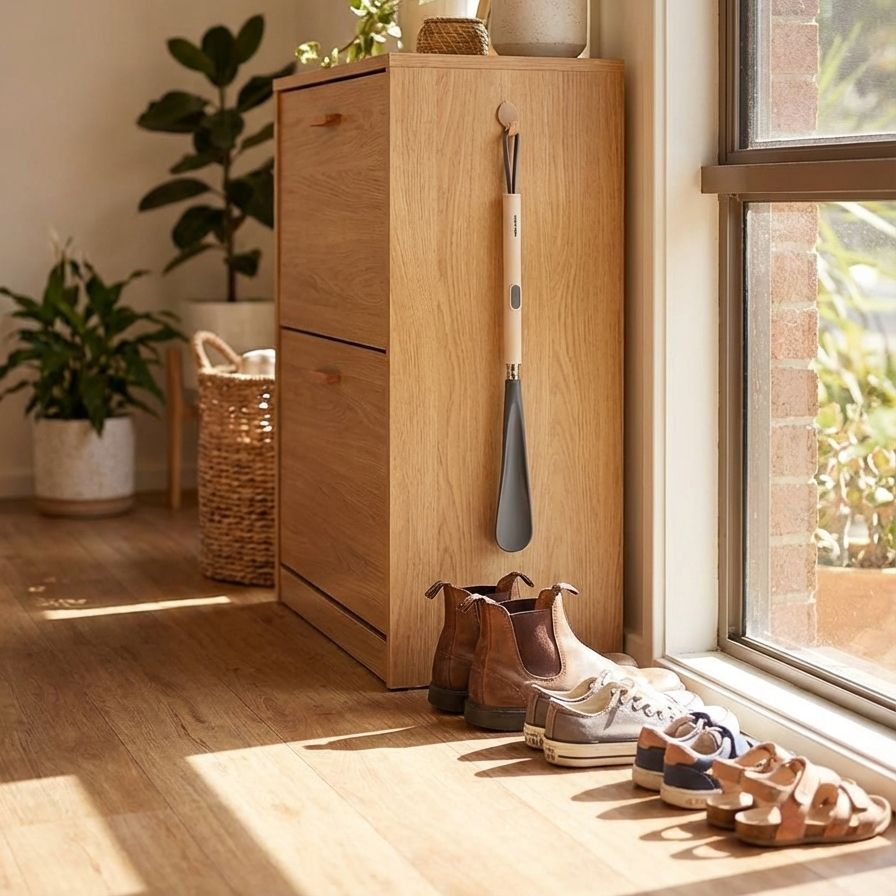 ที่ช่วยสวมรองเท้าสำหรับผู้มีปัญหาข้อเข่าและคนท้อง