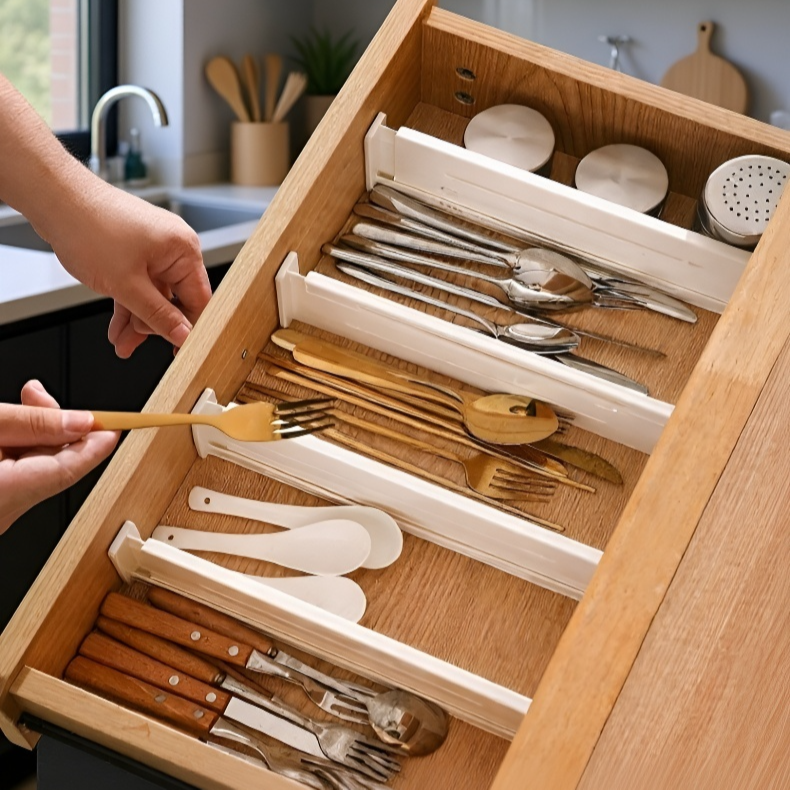 多機能キッチン食器仕切り板