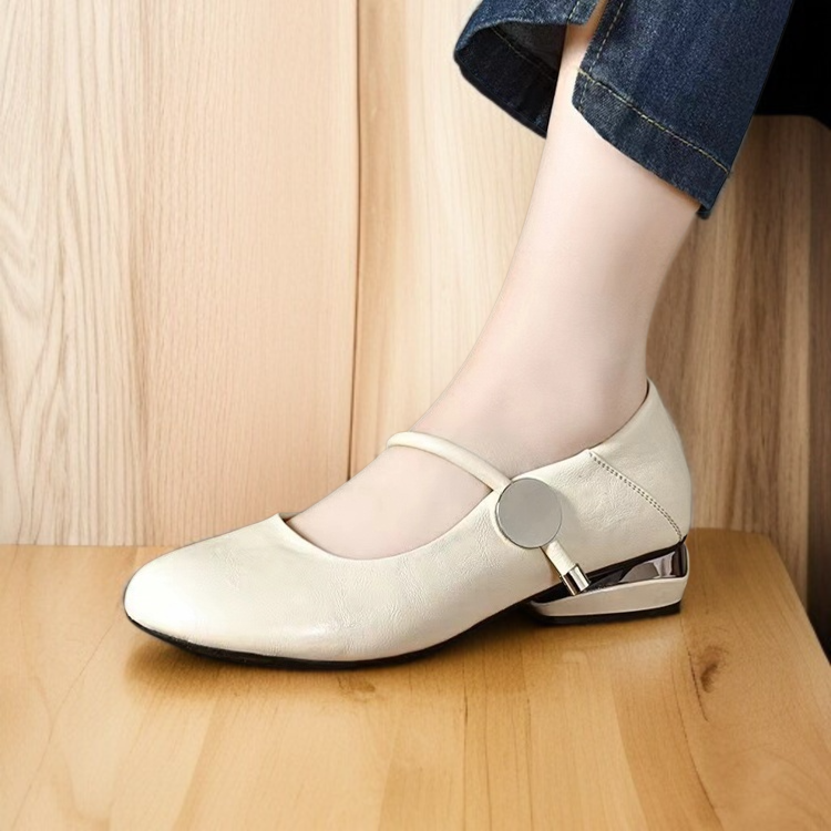 둥근머리 여성 여름 소프트 펌프스 연면 통굽 로퍼 둥근머리 여성 여름 소프트 펌프스 연면 로퍼