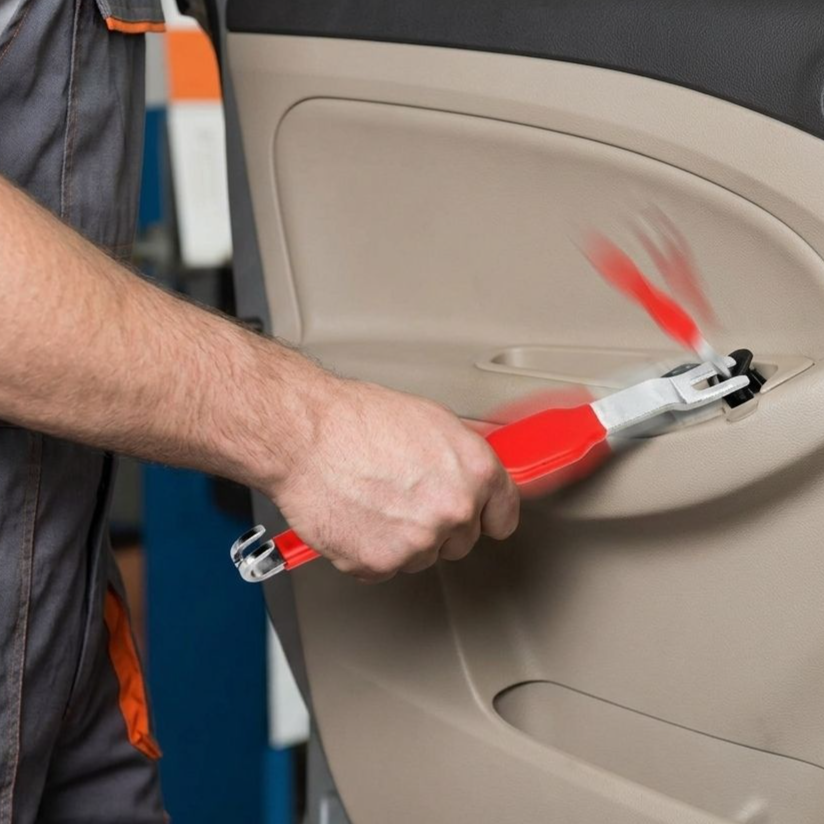 自動車用配線ハーネスクリップコネクタこじ開けツール